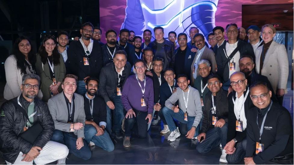 મસ્ક સાથે ભારતીય બિઝનેસ લીડર્સની મુલાકાત