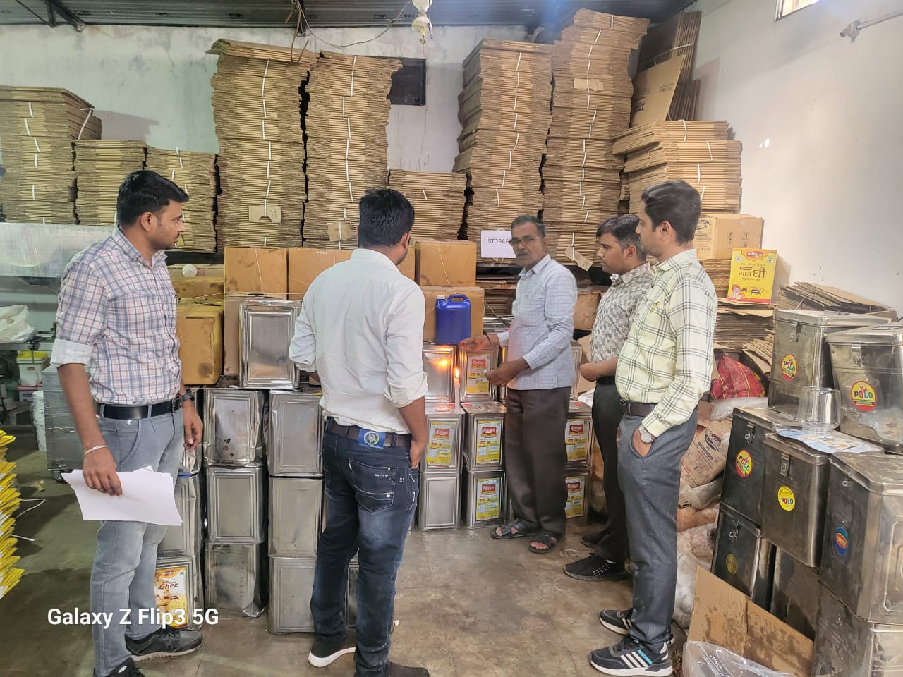 નડિયઆદ માંથી ઝડપાયું નકલી ધી