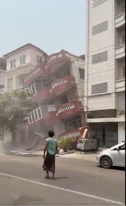 મ્યાનમારમાં 7.7 ની તીવ્રતાનો ભૂકંપ