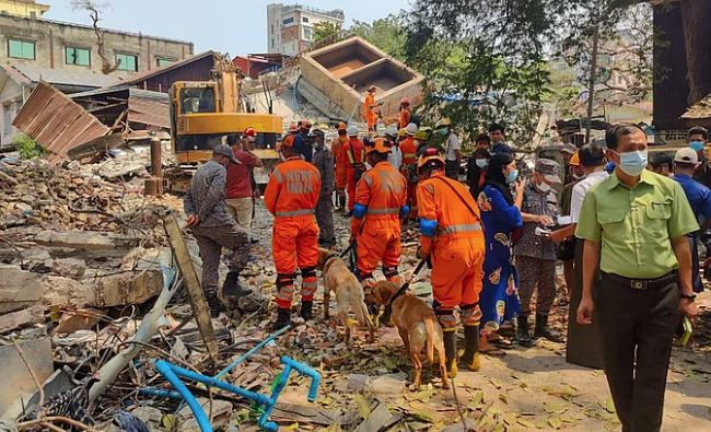 ફરી મ્યાનમારની ધરા ધ્રૂજી