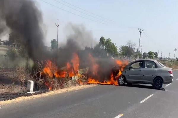 રાજકોટ ભાવનગર હાઇવે પર ગોઝારો અકસ્માત