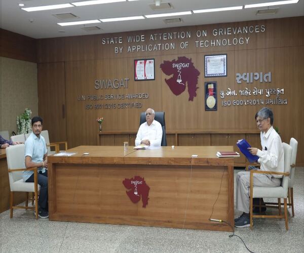 ગુરૂવારે 24 એપ્રિલે યોજાશે સ્વાગત ઓનલાઈન જનફરિયાદ નિવારણ કાર્યક્રમ