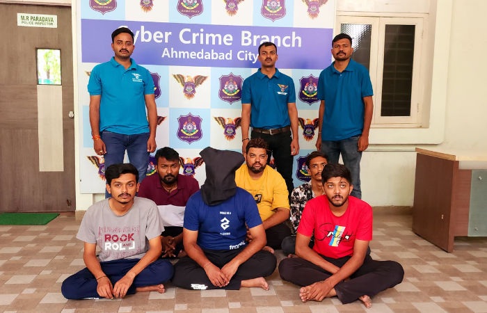 સાયબર ક્રાઇમથી કરોડો રૂપિયાની છેતરપિંડી કરનાપી ગેંગનો પર્દાફાશ