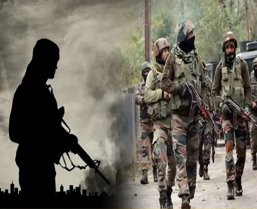 જમ્મુ-કાશ્મીરમાં ત્રણ આતંકવાદી ઠાર