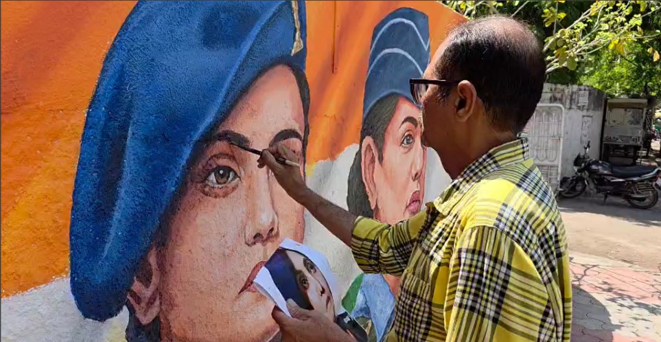 ગોંડલના પ્રખ્યાત ચિત્રકારની અનોખી દેશભક્તિ