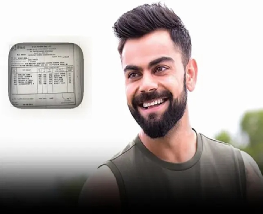 Virat Kohli ની 10મા ધોરણની માર્કશીટ વાયરલ