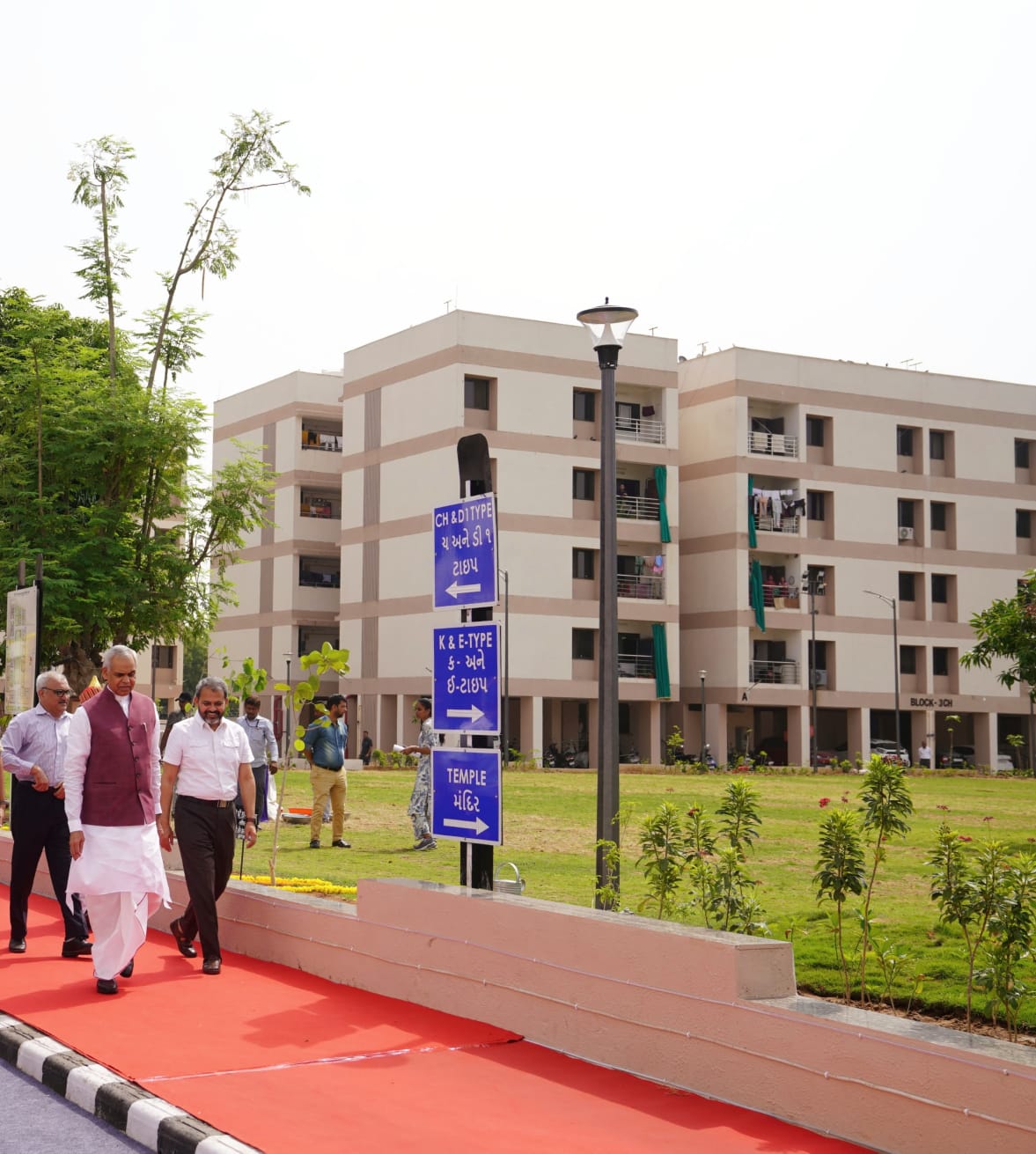 ગાંધીનગરમાં આવાસીય પરિસરનું રાજ્યપાલના હસ્તે લોકાર્પણ