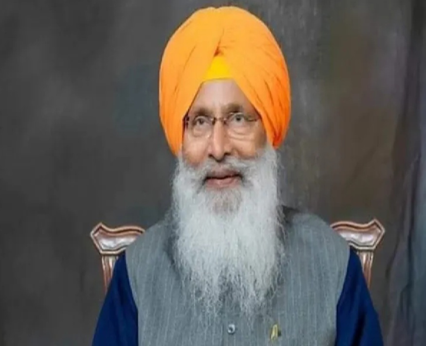 પૂર્વ કેન્દ્રીય મંત્રી સુખદેવ સિંહ ઢીંડસાનું નિધન