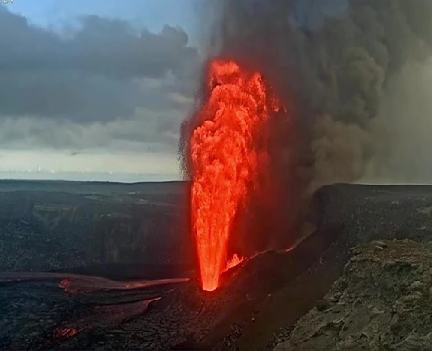 ફરી ફાટ્યો વિશ્વનો સૌથી સક્રિય જ્વાળામુખી કિલાઉઆ