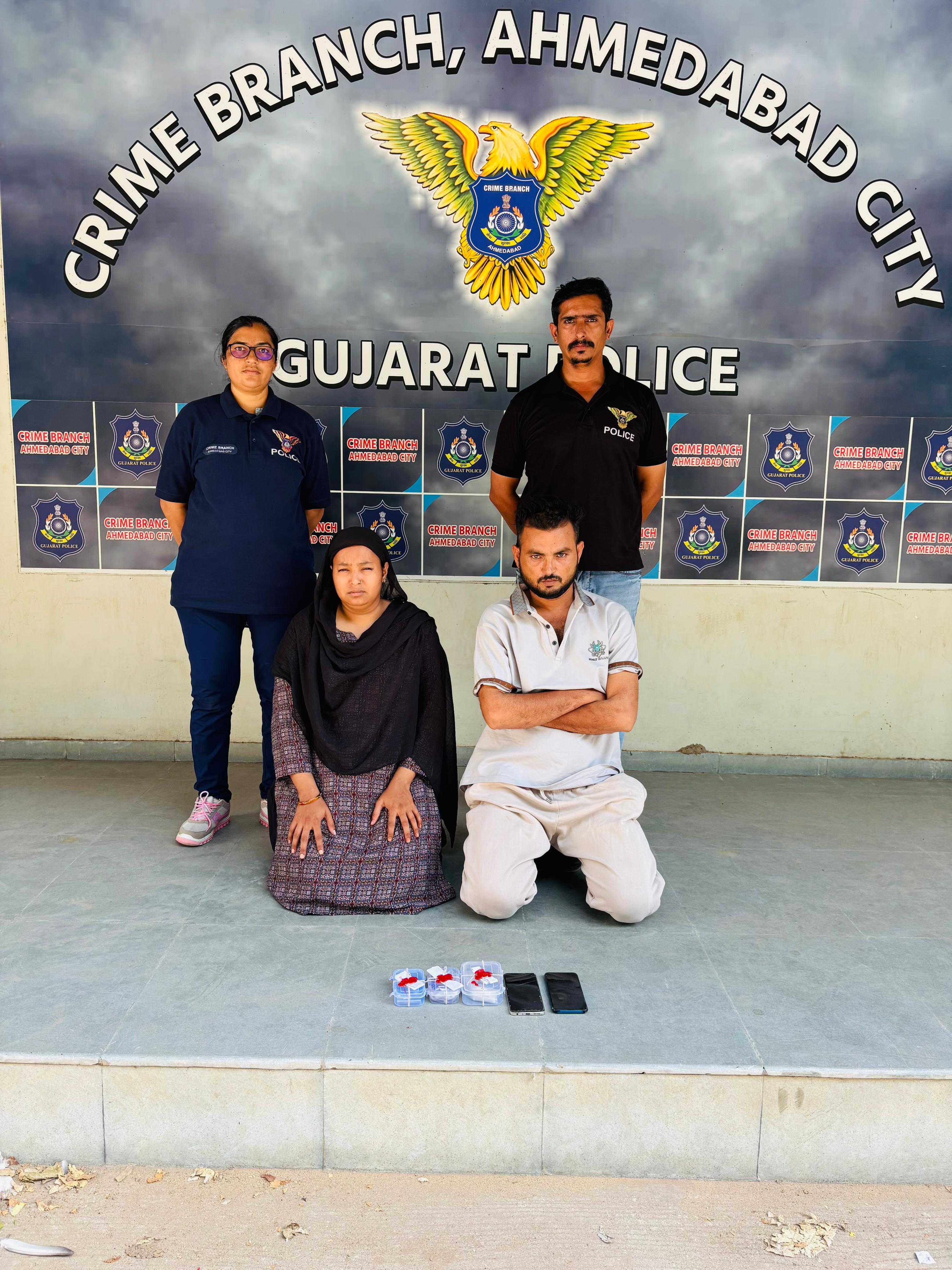 AHEMDABAD: MD ડ્રગ્સ સાથે  ઝડપાઈ મહિલા બાઉન્સર