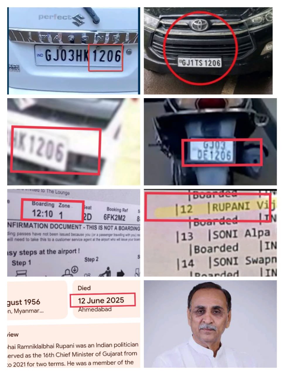 વિજય રૂપાણીનો લકી નંબર 12 બની ગયો અંતિમ સંકેત