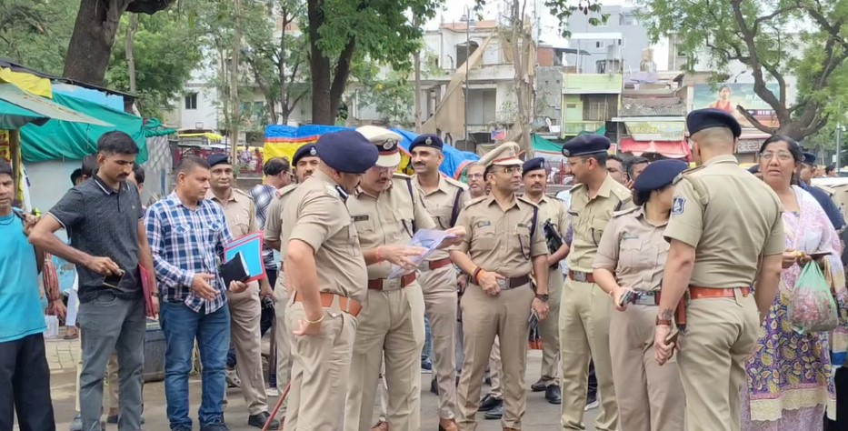 રથયાત્રાની ત્રિવિધ સુરક્ષા માટે પોલીસની કવાયત