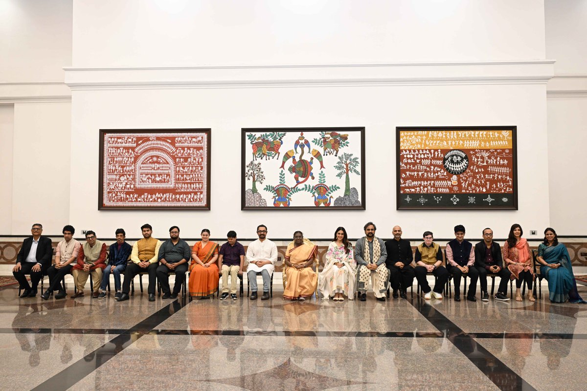 રાષ્ટ્રપતિ દ્રૌપદી મુર્મૂએ પોતે કર્યા મિસ્ટર પરફેક્શનિસ્ટના વખાણ