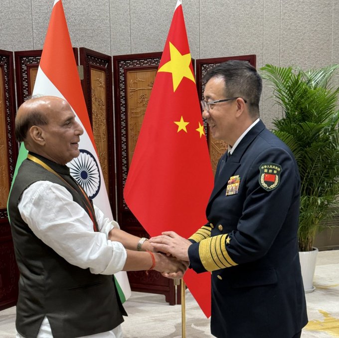 ગલવાન અથડામણ બાદ પ્રથમ વાર ચીન-ભારતના સંરક્ષણ મંત્રીઓ વચ્ચે બેઠક