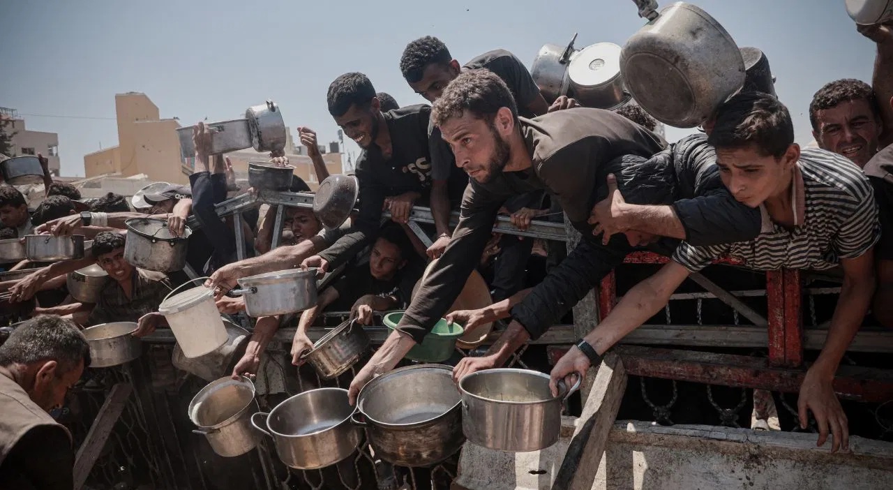 ગાઝામાં ભૂખમરો…