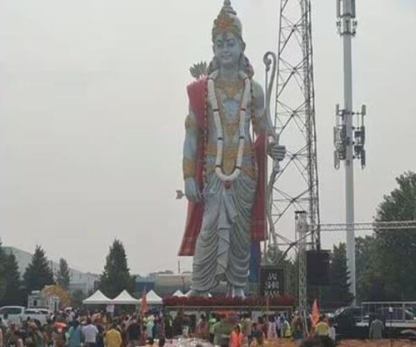 કેનેડામાં ભગવાન શ્રી રામની સૌથી ઊંચી પ્રતિમાનું અનાવરણ