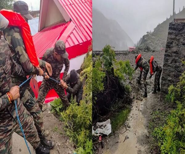 ધરાલીમાં સેનાનો કેમ્પ પણ આવ્યો ઝપેટમાં