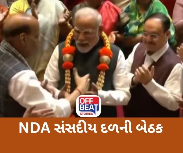 NDA સંસદીય દળની બેઠકમાં PM મોદીનું સન્માન!