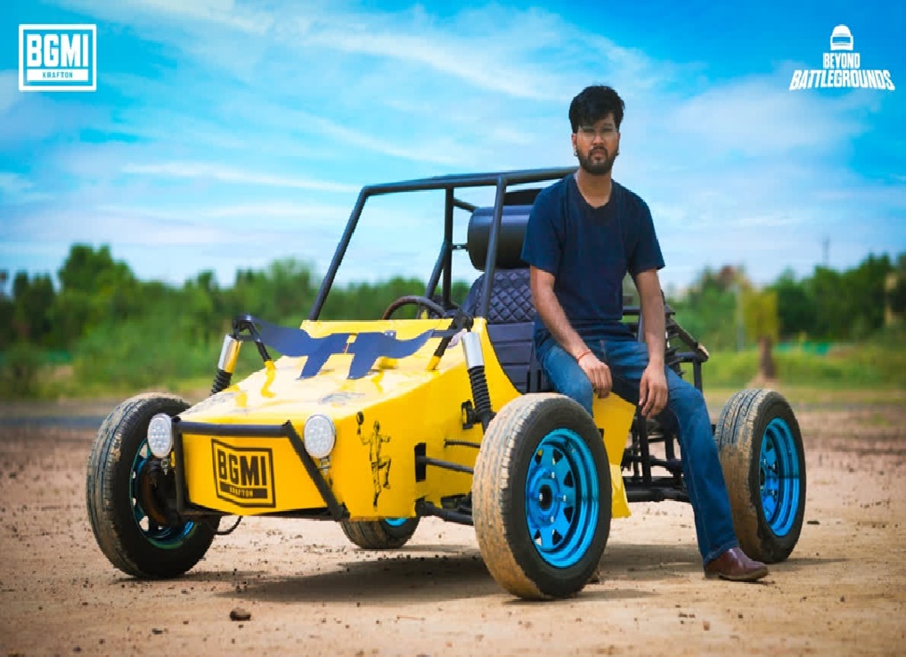 વેલ્ડીંગ કરતાં કરતાં બનાવી નાંખી BGMIની અસલી બગી