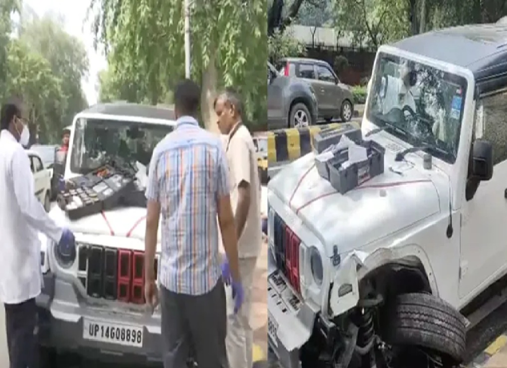 રાષ્ટ્રપતિ ભવન પાસે મોટો અકસ્માત