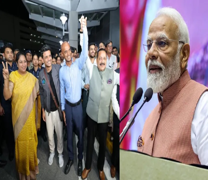 ભારત પરત ફરેલા શુભાંશુ શુક્લા આજે પીએમ મોદીને મળશે