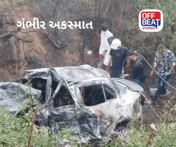સુરેન્દ્રનગર-લખતર રોડ પર ગંભીર અકસ્માત