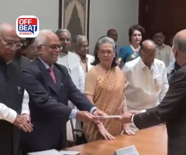 INDIA તરફથી બી. સુદર્શન રેડ્ડીએ ઉપરાષ્ટ્રપતિ માટે ઉમેદવારી નોંધાવી