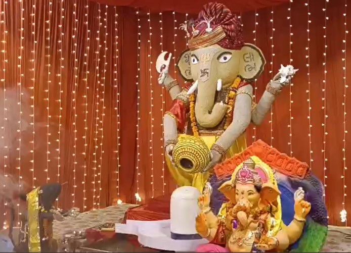 જામનગરમાં અનોખા ગણપતિ