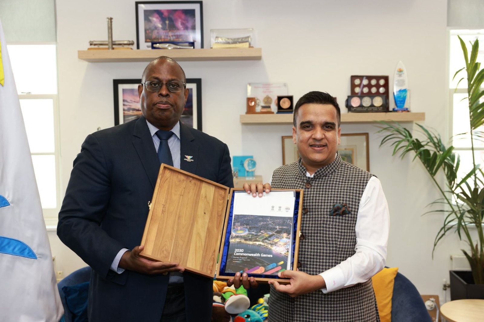 લંડનમાં હર્ષ સંઘવીએ કોમનવેલ્થ ગેમ્સ માટેની પ્રપોઝલ કરી સબમિટ