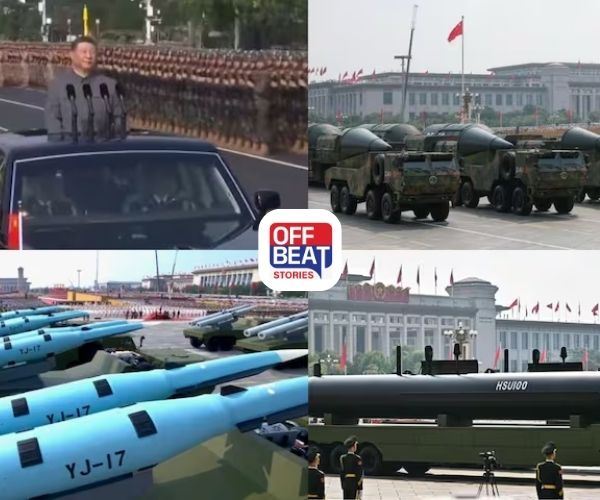 ચીનની મિલિટરી પરેડમાં ગરજ્યા પરમાણુ હથિયાર