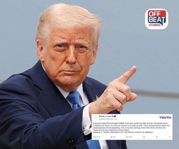 ટ્રમ્પનું હમાસને અલ્ટીમેટમ