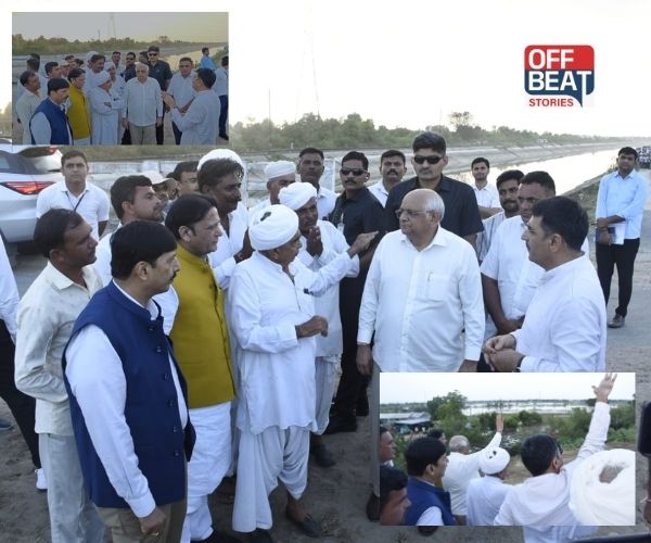 CM ભૂપેન્દ્ર પટેલ બનાસકાંઠાના પૂર પ્રભાવિત સરહદી ગામોની મુલાકાતે