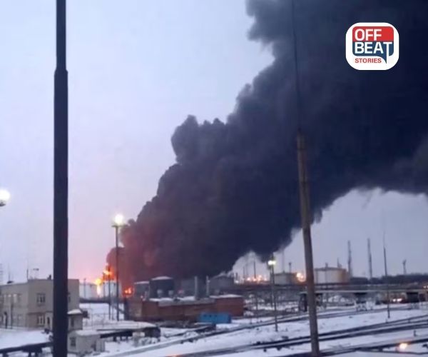 યુક્રેને રશિયન તેલ પર એક સાથે 361 ડ્રોન ફાયર કર્યા