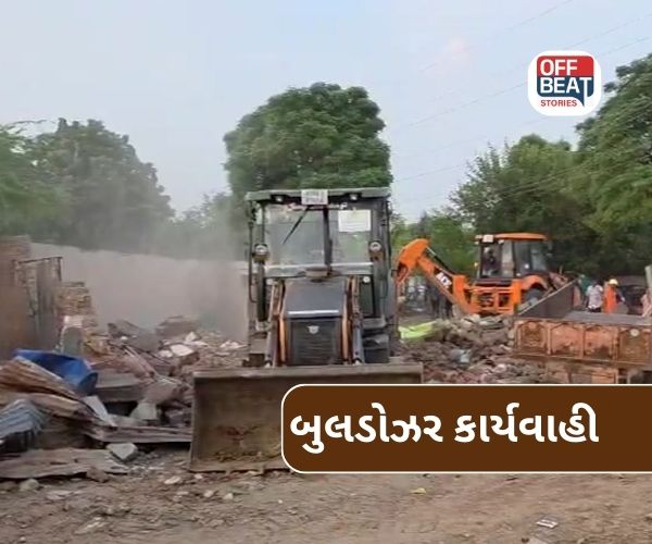 ગાંધીનગરમાં મેગા ડિમોલેશન ઝુંબેશ