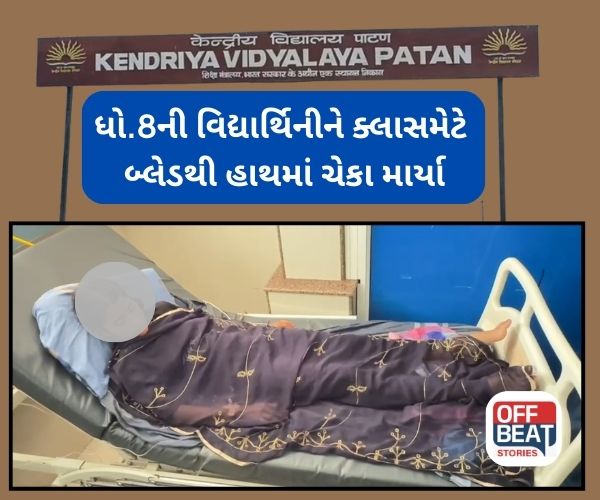 ધો.8ની વિદ્યાર્થિની પર ક્લાસમેટ દ્વારા હિંસક હુમલો