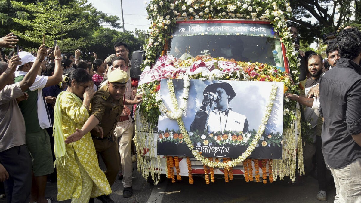 ઝુબિન ગર્ગની રાજ્ય સમ્માન સાથે અંતિમ વિદાય