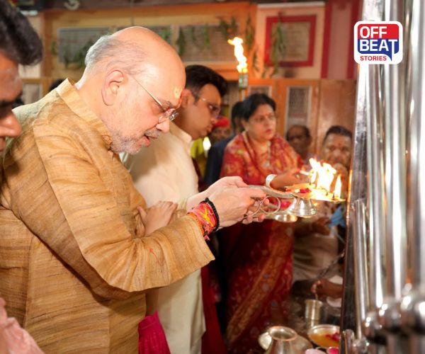 અમિત શાહે માણસા ખાતે કરી બહુચરાજી માતાજી પૂજા