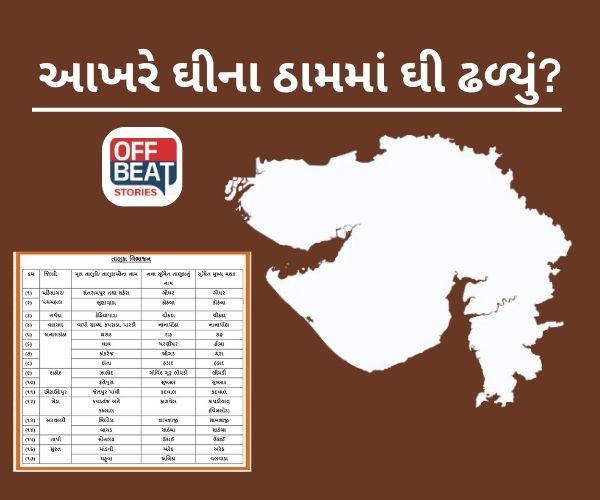જિલ્લો 1 અને તાલુકા 17 કેમ નવા જાહેર કર્યા?