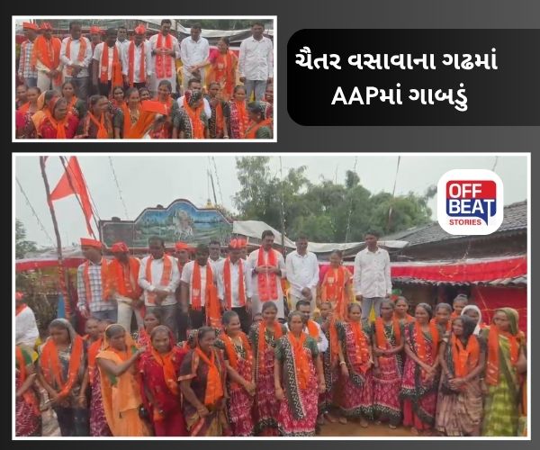 ડેડીયાપાડાના ટીલીપાડામાં AAPના કાર્યકર્તાએ BJPમાં જોડાયા