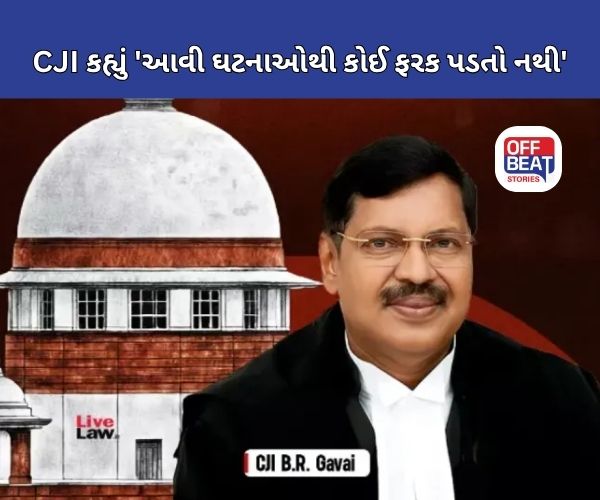 સુપ્રીમ કોર્ટમાં CJI પર જૂતુ ફેંકવાનો પ્રયાસ