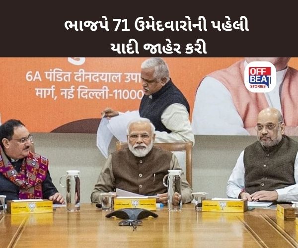 બિહાર ચૂંટણી માટે ભાજપે પહેલી યાદી કરી જાહેર