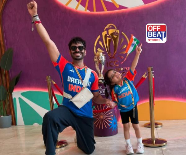 પુત્રી સાથે મહિલા વર્લ્ડ કપ જોવા પહોંચ્યા અભિનેતા