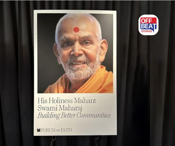 BAPS સંસ્થાના વડા મહંત સ્વામીનું ન્યૂયોર્કમાં સન્માન