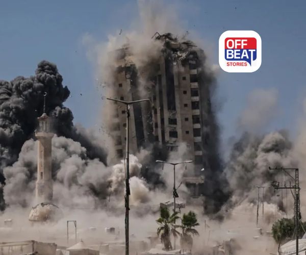 ગાઝામાં ભીષણ બોમ્બિંગ