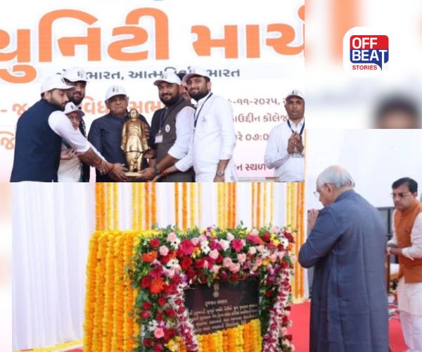 સરદાર@150 યુનિટી માર્ચનું જૂનાગઢમાં CM પટેલે કરાવ્યુ પ્રસ્થાન