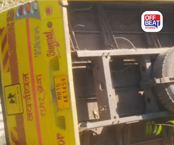 મહારાષ્ટ્રમાં સ્કૂલ બસ 150 ફૂટ ઊંડી ખીણમાં ખાબકી