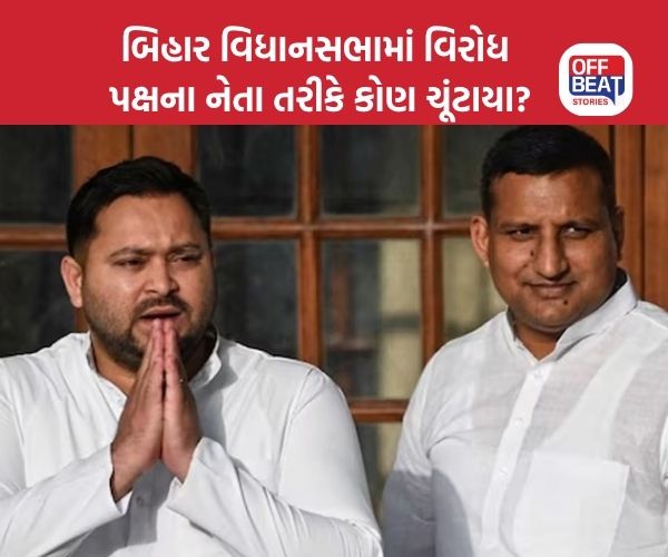 બિહાર વિધાનસભાના નેતા તરીકે RJD એ પક્ષના નેતા તરીકે કોને ચૂંટ્યા