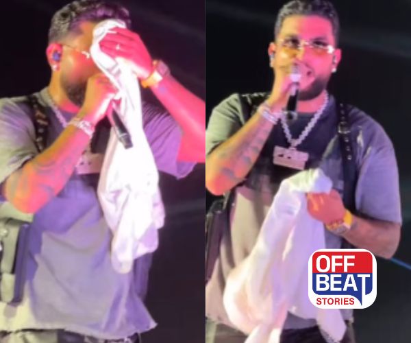 લાઈવ પર્ફોર્મન્સમાં સિંગર કરણ ઔજલા પર ચાહકે ફેંક્યું ટી-શર્ટ