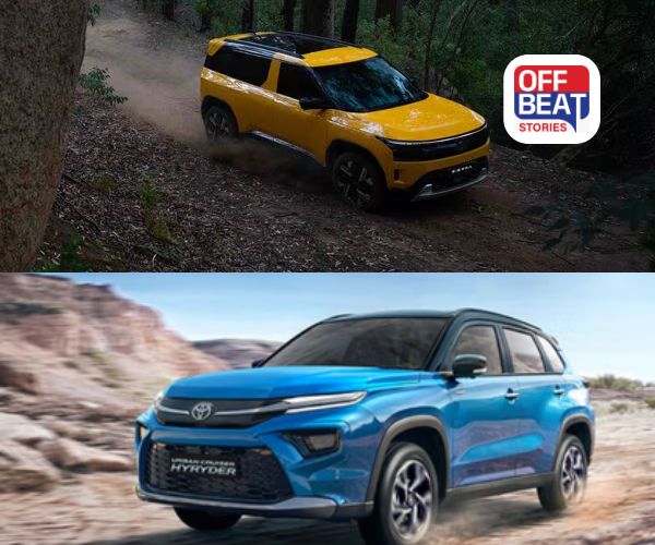 Tata Sierra અને Toyota Hyryder માંથી કઈ કાર સાઇઝમાં વધુ મોટી છે?