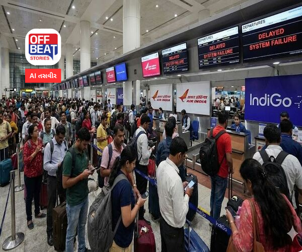 એરપોર્ટ્સ પર ચેક-ઇન સિસ્ટમ ઠપ